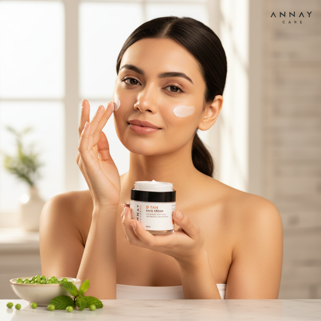 D-TAN Face Cream – Lifestyle Shot