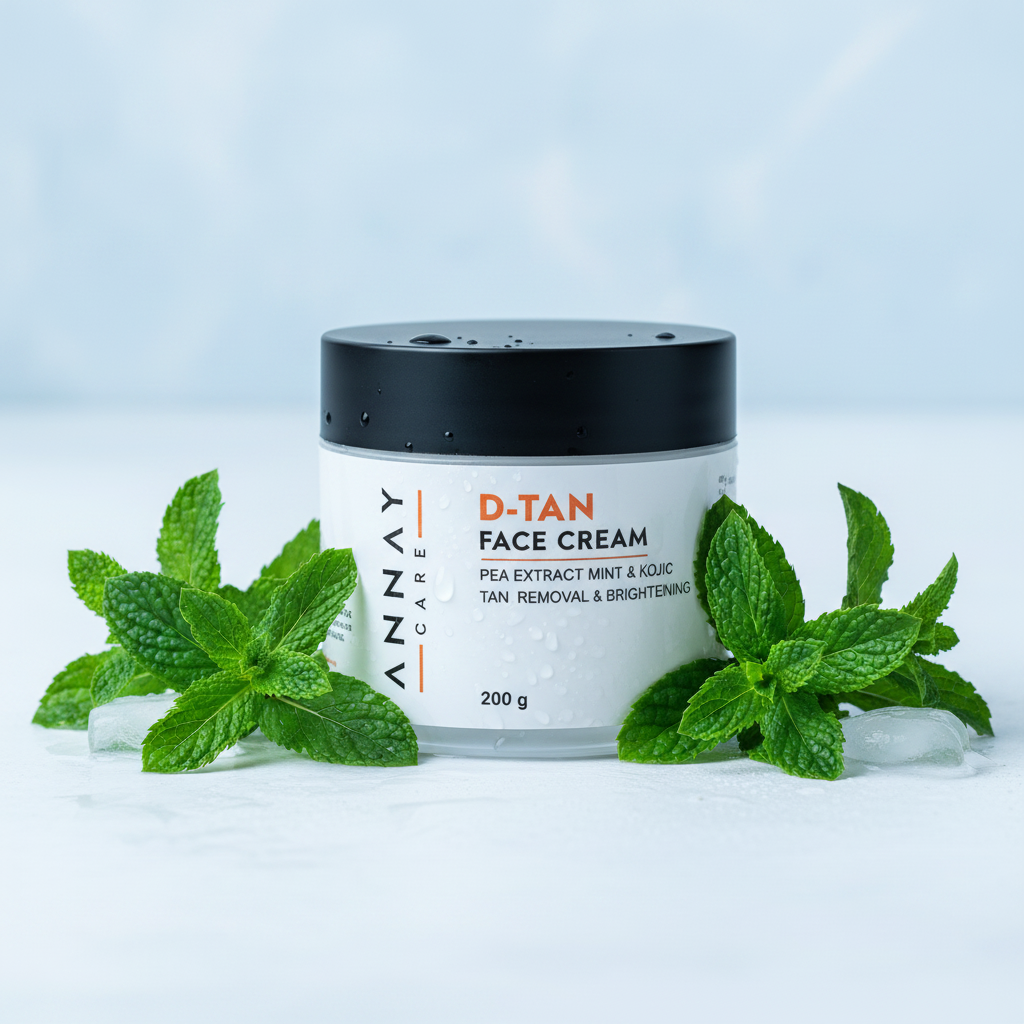 D-TAN Face Cream – Mint Leaves Theme