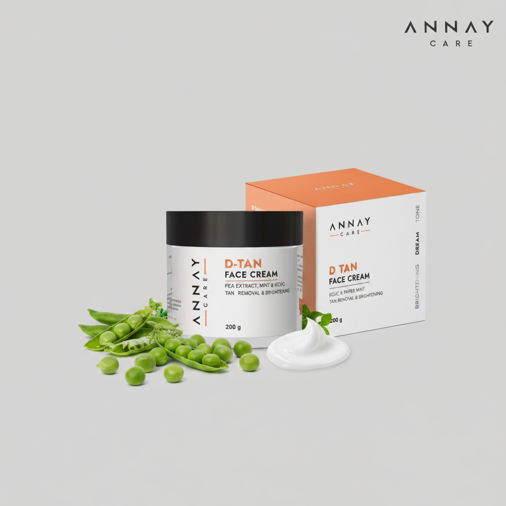 D-TAN Face Cream – Pea Extract Theme