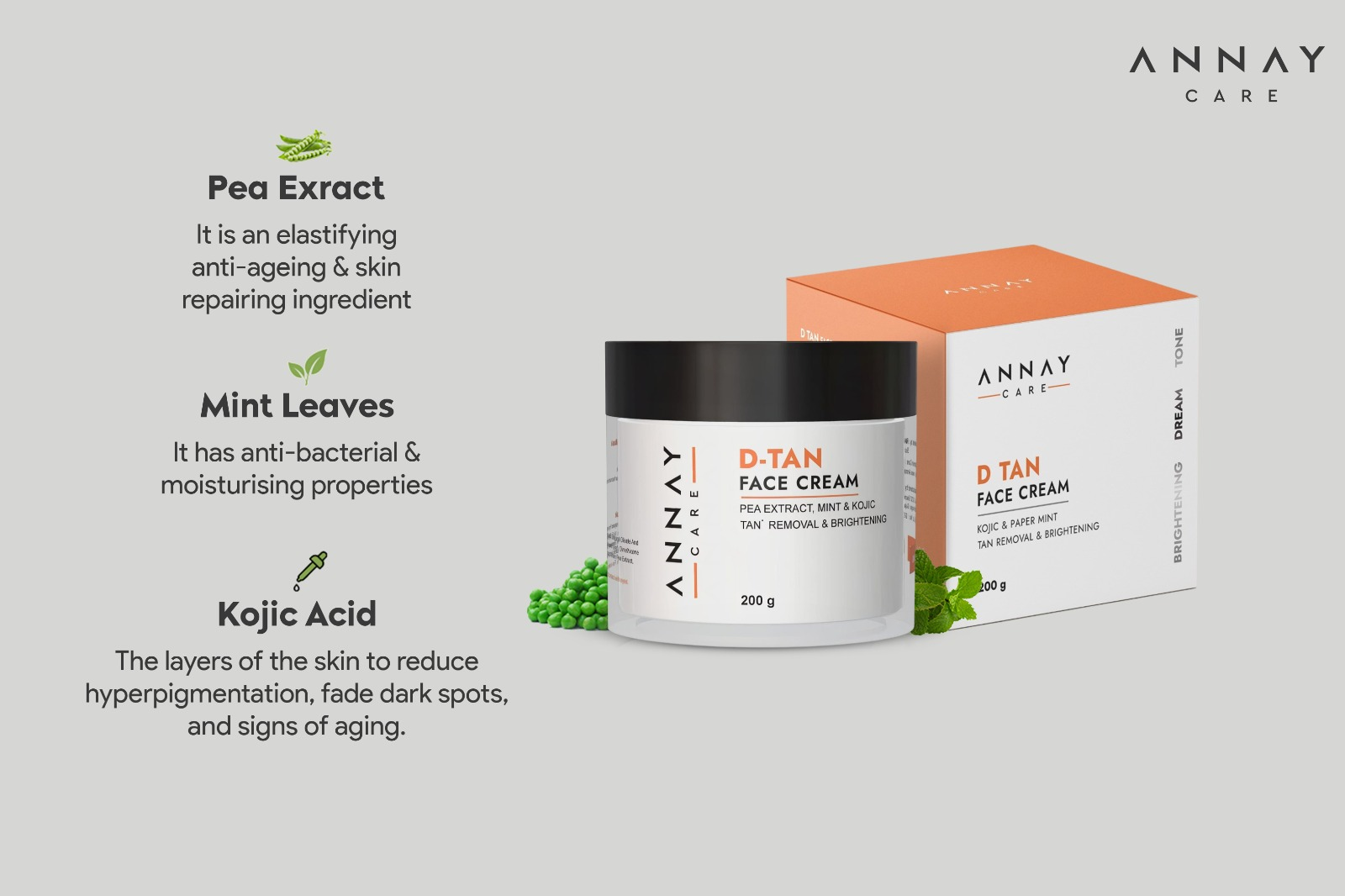 Annay Care D-TAN Face Cream
